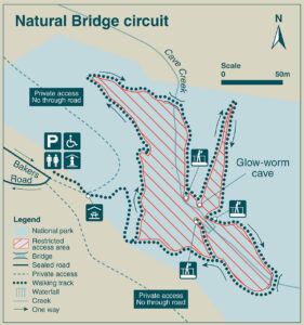 Natural Bridge Trail Map