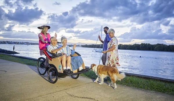Seniors Month Trishaw Ride at the Spit
